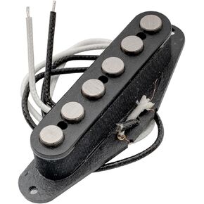 Artec Alnico 5 Big Pole Piece Guitar Tele Pickups Neck Bridge Pickups Set for Telecaster Style Electric Guitar, Black