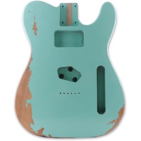 بقايا الغيتار الكهربائي الجسم TL نمط نيترو الأعلى ألدر الخشب لتقوم بها بنفسك الغيتار الجسم S-S أو H-S بقايا رغوة البحر الأخضر. in Kuwait