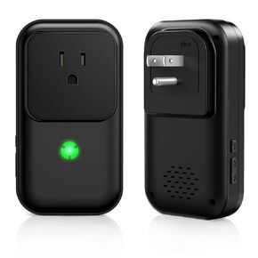 Power Failure Alarm, Freezer Power Outage Alarm 7 Sirens, Freezer Alarm with 0-110dB Adjustable LED Indicator 12H Alert, Power Loss Alarm Monitor for Refrigerator, Sump Pumps, Aquarium