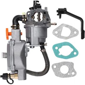 Dual Fuel Carburetor LPG Conversion Kit Replacemant for Tonco Generator GX200 170F 208cc 210cc 212cc 170G-GX200 6.5-7.5 HP