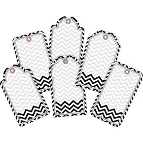 Barker Creek Cut-Outs 2 Pack, Black Tie Affair, 72 Colorful Double-Sided Accents for Bulletin Boards, Displays, Classrooms. Great Gift Tags, Too! Holes at Top, 5.5" (3716)
