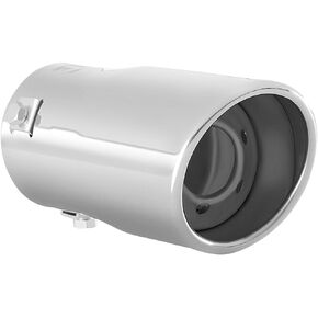 Exhaust tip - to Fit 1.75 to 2.25 Inch Exhaust Tail Pipe Diameter- Stainless Steel to give Chrome Effect - Car Muffler Tips