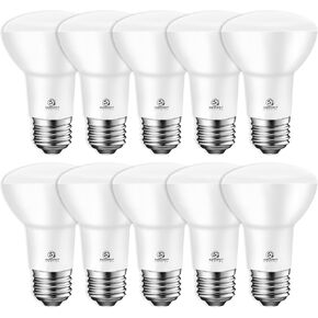 Energetic BR20 LED Bulb R20 Dimmable 3000K Warm White 45W Equivalent to 6.5W, Recessed Can Light Bulbs, Kitchen Ceiling Lights, E26 500 Lumen LED Flood Light Bulbs, Indoor UL Listed (Pack of 4)