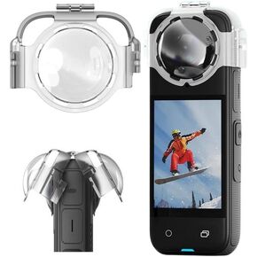 Lens Cover/Anti-fog Lens Guard For Insta360 X4 Lens Protective Case，High transparency, impact resistant, scratch resistant