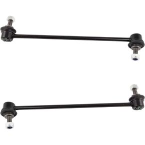 TRQ Front Sway Bar Link Pair Set Compatible with 2014-2018 Mazda 3/2014-2018 Mazda 3 Sport