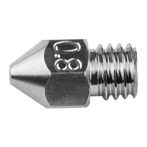 High Temperature 500℃ Non-Stick Sharp MK8 Plated Copper Nozzle 0.4mm Durable Compatible with Ender 3 V2 Pro / 5 Pro CR10 S4 S5 Anet A8 ET4 Voxelab Aquila 3D Printer (0.4mm)