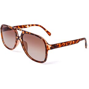 Retro Aviator Sunglasses for Women Men Classic 70s Vintage Polarized Sun Glasses Trendy UV Protection Shades
