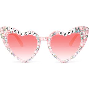 YOGFIT Birthday Glasses for Women, Birthday Party Gifts Accessories 'Birthday Queen' Birthday Sunglasses for Happy Birthday