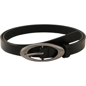 WDIRARA Women's PU Leather Belts for Jeans Pants Buckle Dress Belt Fashion Waist Belt