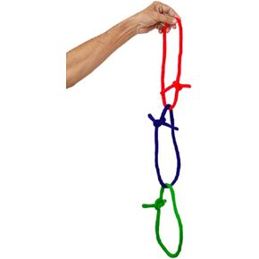 MilesMagic Deluxe Linking Rope Loops (Wool) Gimmick Tie Untie Knots Real Stage Magic Trick