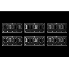GuineaLoft™ T5 Panels (6-Pack) - Six 12x6 inch Sidewall Panels for Model-A, P, C, E Cages. Stack Up Walls, Add Partitions, Underpin Floors & Hideouts, Make Play Structures - Guinea Loft Exclusive