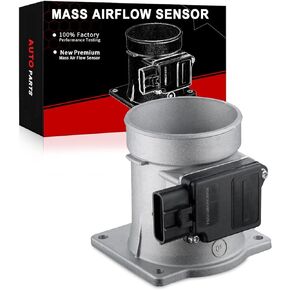 Mass Air Flow Sensor Meter Assembly W/ 4Pins [fits 6,8Cyl 3.8L 4.0L 5.0L] Compatible for:-Ford Aerostar, for:-Mustang 1996-2000, Ranger 1995-2000 & Mazda B4000 1995-2000 OE#F57Z12B579DBRM