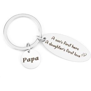 Dad Gifts for Fathers Day,Dad Keychain,Easter Basket Stuffers for Dad,Dad Birthday Gifts