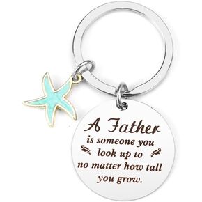 Dad Gifts for Fathers Day,Dad Keychain,Easter Basket Stuffers for Dad,Dad Birthday Gifts