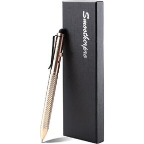 SMOOTHERPRO Stylus Bolt Action Pen Fidget Lightweight Durable for EDC Signature Fast Reaction Stylus Compatible with iPad iPhone Kindle Tablets and Other Smart Phones Color Black (ACP601)