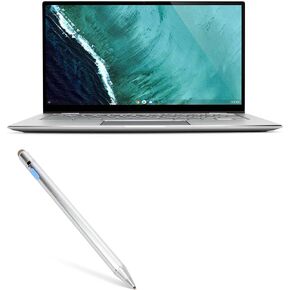 BoxWave Stylus Pen Compatible with ASUS Chromebook Flip C434 - AccuPoint Active Stylus, Electronic Stylus with Ultra Fine Tip for ASUS Chromebook Flip C434 - Metallic Silver