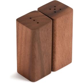Acacia Wood 4 Inch Salt & Pepper Shakers