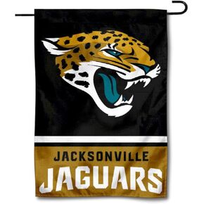 Jacksonville Jaguars Double Sided Garden Flag