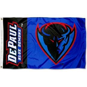 College Flags & Banners Co. DePaul Blue Demons Flag Large 3x5