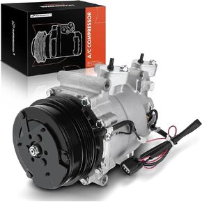 A-Premium A/C Compressor with Clutch Compatible with Honda CR-Z 1.5L 2011-2015, Insight 1.3L 2010-2014