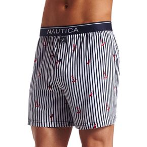 Nautica Men's Oar Stripe Knit Boxer