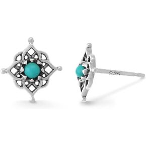 Boma Jewelry Sterling Silver Filigree Stud Earrings