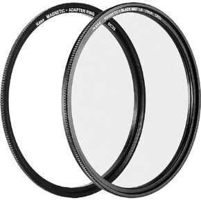 Kase Magnetic 77mm Black Mist 1/8 Soft Focus Optical Glass Filter Incl Adapter Revolution/Skyeye Compatible