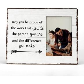 FONDCANYON May You Be Proud Of The Work That You Do Picture Photo Frame, Coworkers Thank You Appreciation Gifts Picture Frames, Proud Of You Gifts, Employee Appreciation Gifts (4x6 Inch Photo)