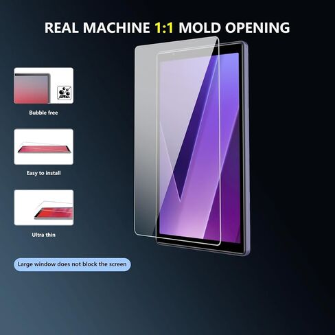 for Vortex T10 Pro Plus 10.1 Tempered Glass Film Screen Protector High Definition Anti-scratch 9H HD Clear Bubble Free For Vortex T10 Pro Plus 10.1 inch Tablet (2PCS) in Kuwait