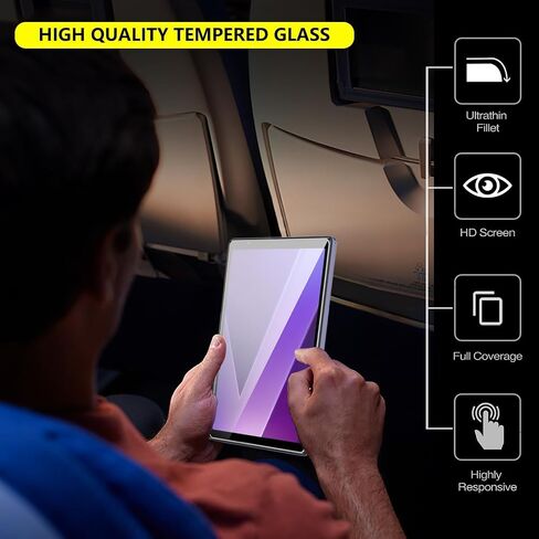 for Vortex T10 Pro Plus 10.1 Tempered Glass Film Screen Protector High Definition Anti-scratch 9H HD Clear Bubble Free For Vortex T10 Pro Plus 10.1 inch Tablet (2PCS) in Kuwait