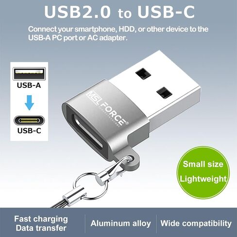 Japanese Brand, USB to USB c Adapter 2Pack, USB c to USB a Cable, Type c to USB,USB c to USB a for Apple Watch Ultra iWatch 7 8 9 iPhone 15 14 13 12 Plus Pro Max AirPods iPad Air in Saudi Arabia