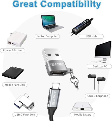Japanese Brand, USB to USB c Adapter 2Pack, USB c to USB a Cable, Type c to USB,USB c to USB a for Apple Watch Ultra iWatch 7 8 9 iPhone 15 14 13 12 Plus Pro Max AirPods iPad Air in Saudi Arabia