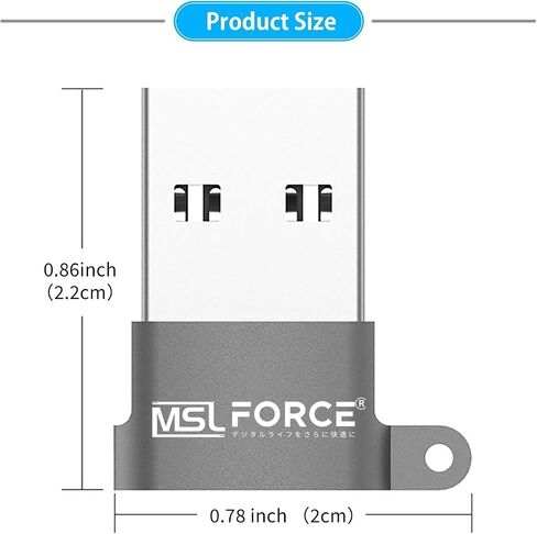 Japanese Brand, USB to USB c Adapter 2Pack, USB c to USB a Cable, Type c to USB,USB c to USB a for Apple Watch Ultra iWatch 7 8 9 iPhone 15 14 13 12 Plus Pro Max AirPods iPad Air in Saudi Arabia