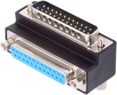 NFHK DSUB الموازي LPT AES/EBU DB25pin ذكر الجوز إلى أنثى المسمار تمديد محول DB موصل حتى 90 درجة بزاوية in Kuwait