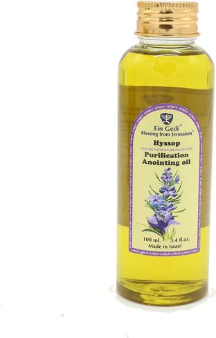 Ein Gedi Anointing Oil 100 ml - 3.4fl oz Blessing from Jerusalem Made in Holyland for Prayer and Blessings (100ml, Frankincense Myrrh & Spikenard) in Saudi Arabia