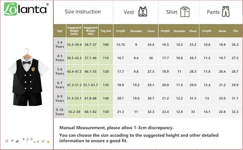 LOLANTA 4Pcs Boys Suit, Kids Summer Dress Clothes Shirt Vest Shorts Bow Tie | 4Pcs Boys Suit- Vest, Shirt, Shorts Bow tie, for Summer, Wedding, Homecoming, Graduation, Birthday, Party, Easter,Church in Saudi Arabia
