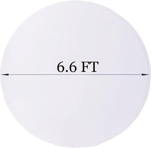 Black Round Arch Backdrop Cover 7.2 FT Round Backdrop Cover Fitting Balloon Circle Backdrop Arch Cover for Birthday Party Bridal Shower Wedding Backdrop Decoration (Black, 7.2 FT) in Saudi Arabia