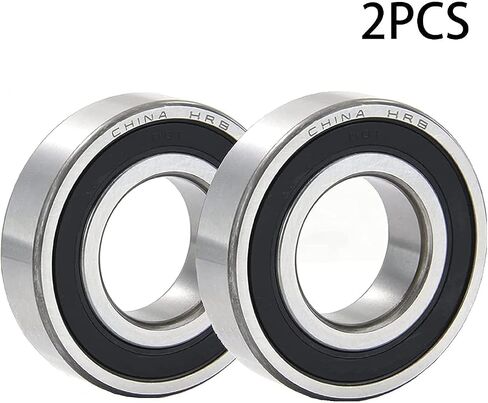 6003-2RZ Bearings, 17x35x10mm Ball Bearing 6003RZ Double Rubber Sealed Shielded Bearing ID 17mm, OD 35mm, Thickness 10mm Bearing, Professional High-Speed Deep Groove Ball Precision Motor Bearings 2PCS in Saudi Arabia