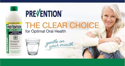 Prevention Daily Care Mouthwash Alcohol-Free | Value 4 Pack, Gentle Hydrogen Peroxide Mouthwash, The Original Alcohol Free Mouthwash in Saudi Arabia