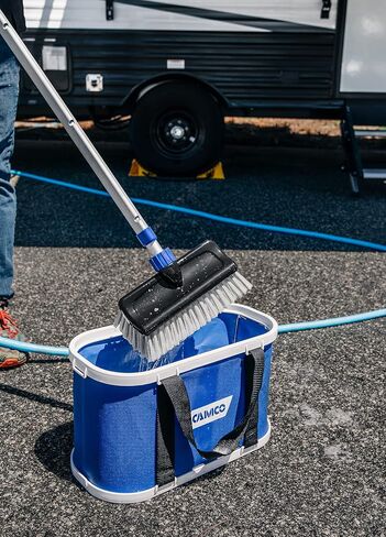 Camco 41922 Soft Blue Brush Attachment, 10" Wide, Universal Fit in Saudi Arabia
