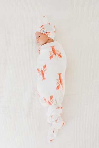 Large Premium Knit Baby Swaddle Receiving Blanket "Skipper" by Copper Pearl in Saudi Arabia