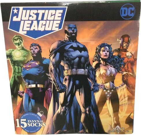 DC Comics Justice League 15 Days of Socks - Crew & Low Cut in Saudi Arabia