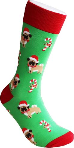 Sock Society Christmas Unisex Men Women Fun Dress Casual Pattern Crew Funny Xmas Socks Gift Box in Saudi Arabia