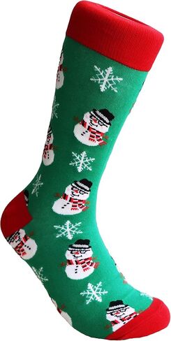 Sock Society Christmas Unisex Men Women Fun Dress Casual Pattern Crew Funny Xmas Socks Gift Box in Saudi Arabia