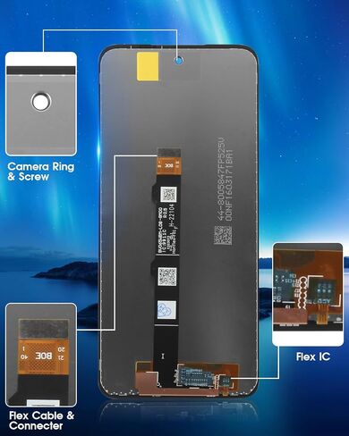 استبدال الشاشة لموتورولا موتو G 5G 2022 شاشة LCD XT2213 XT2213-3 6.5 بوصة تعمل باللمس محول الأرقام لوحة زجاجية كاملة التجميع مع أدوات إصلاح in Saudi Arabia