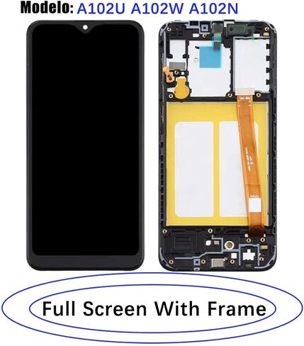 for Samsung A10e Screen Replacement with Frame for Samsung A102U A102W A102N LCD Display Touch Digitizer Assembly with Repair Part Tools (A10e with Frame) in Saudi Arabia