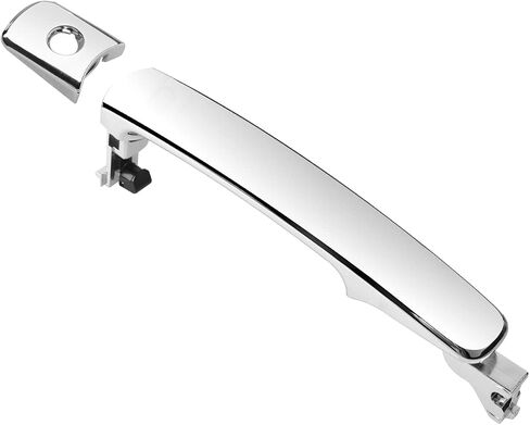 FAERSI Outside Exterior Chrome Door Handle Front Left Driver Side with Keyhole | Without Smart Key | for 2003-2008 Infiniti FX35 FX45, 2008-2013 Nissan Rogue, 2003-2007 Murano, 80640-CA012, 80640CA012 in Saudi Arabia