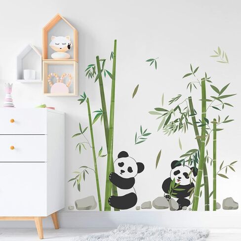 2 Sheets Removable Cute Koala Tree Branch Wall Decals Nursery Animal Wall Sticker for Kids Girls Boys Bedroom Living Room Nursery Classroom Playroom Wall Background Decoration in Kuwait