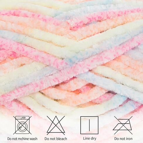 Franel Velvet Yarn Crocheting Fuzzy Yarn, Premier Plush Parfait Chunky Blanket, Velvet Fluffy Chenille Blanket Yarn,Crochet Knitting Soft Thick Plush Lustrous (1, Aquatic Green) in Saudi Arabia