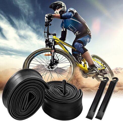 2 حزمة 28 "700C أنابيب دراجة الطريق 700x35C/38C/40C/43C AV48mm أنابيب صمام متوافقة مع 700 x 35C/36C/37C/38C 700x39C 700 x 40C 700x41C 700 x 42C 700 x 43C أنابيب إطارات الدراجة أنبوب الدراجة in Saudi Arabia
